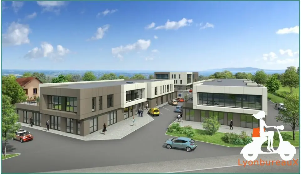 VENTE - BUREAUX - DIVISIBLE - 1524,72 m2 - 69400 LIMAS