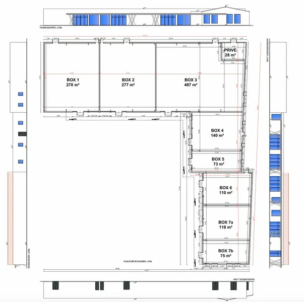 A louer Local commercial  144m² Marmande