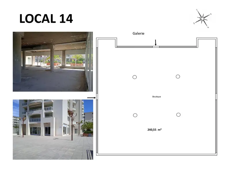 LOCATION PURE LOCAL COMMERCIAL 240 M2