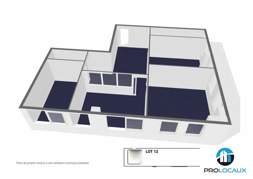 A louer Bureaux 132m² Meylan