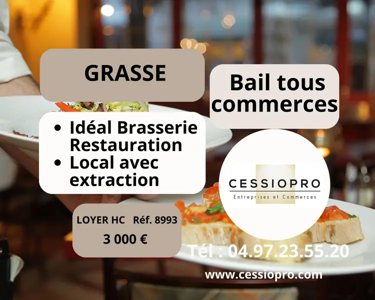 A louer Local commercial  120m² Grasse