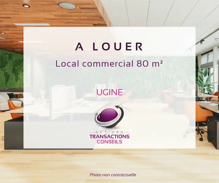 A LOUER 73 UGINE LOCAL COMMERCIAL 80 m² 