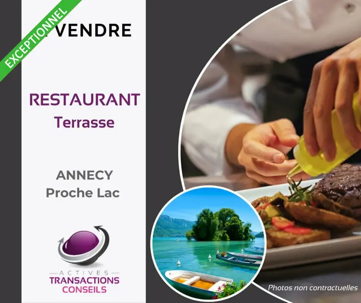 A VENDRE (74) RESTAURANT TERRASSE - ANNECY